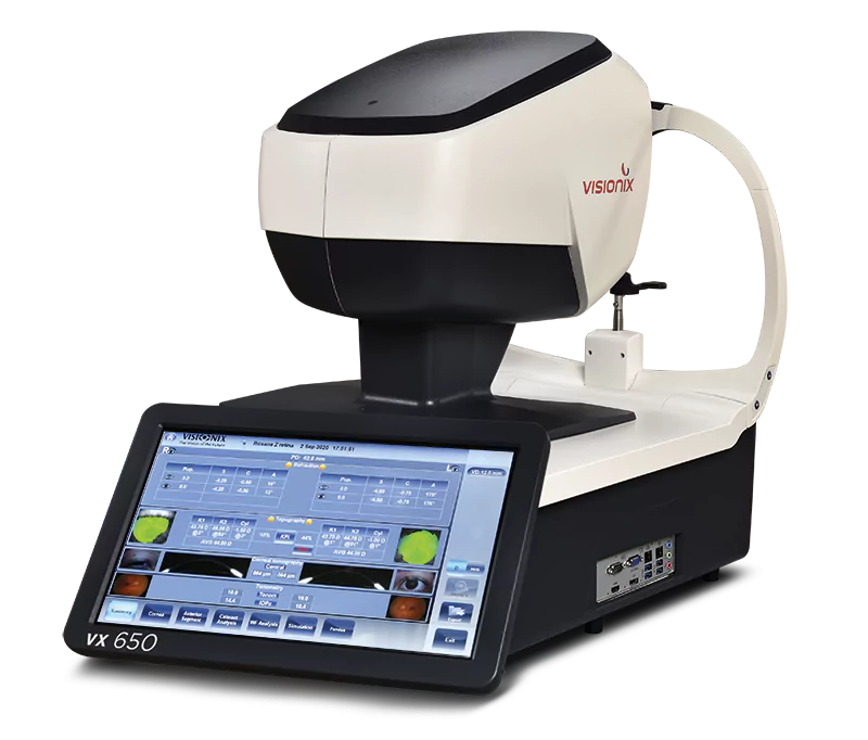 A picture of the VX 650 Wavefront Anterior Segment Analyzer with Fundus Camera